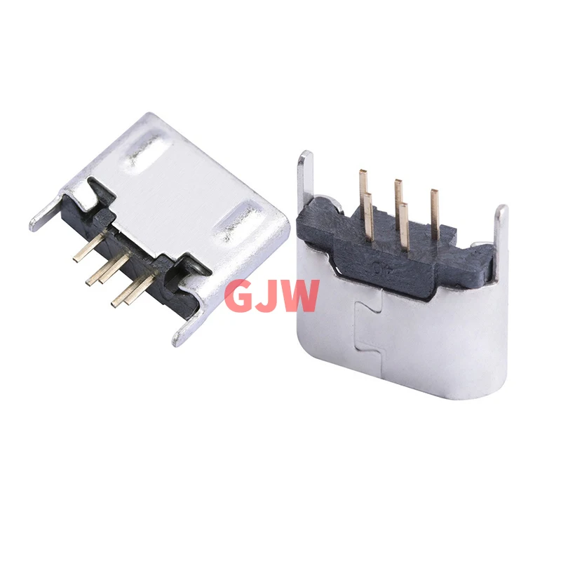 10 sztuk pionowe MICRO mini USB 5pin żeńskie gniazdo 180 stopni jack 5P bezpośrednie wtyczki MICRO-USB złącze