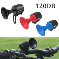 Bicycle Bell Bike Electronic Horn 120db Loud Safe Riding Alarm Bicycle Electric Bell IPX4 Waterproof Warning Horn for Scooter