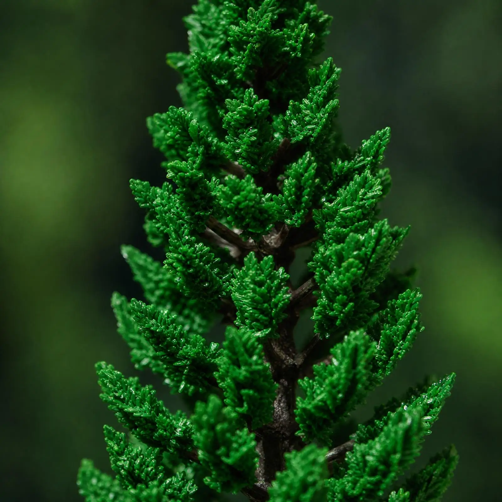 Miniature Conifer Tree Plastic Model Pine Scenery Detail for Architectural Diorama Railway Village Garden Hobby Decor