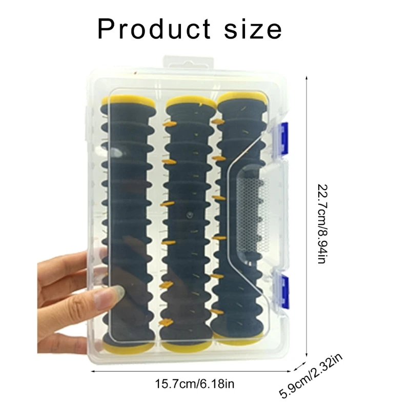 

12 Slot Fly Fishing Line Holder Storage Accessory Fishing Accessory Fishing Line Spool Organizers Fishing Spools Holder