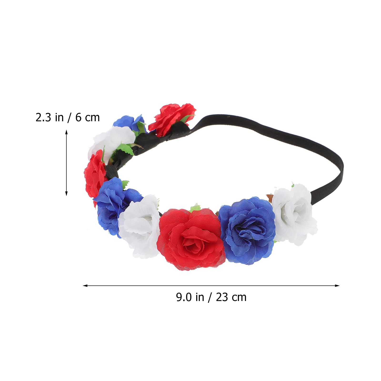 

Artificial Flower Headbands Soft Delicate Women Garland Stylish Hair Band Wedding Party Lasting