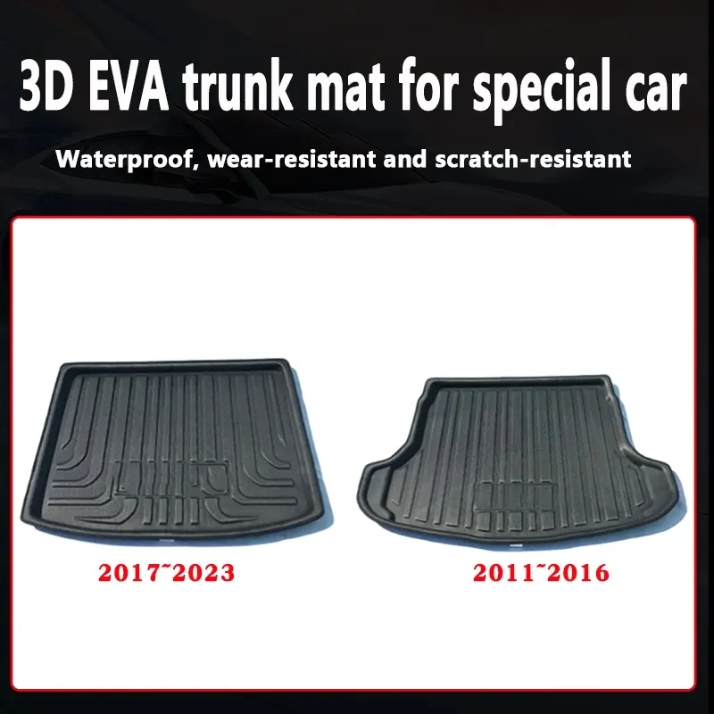 for Haval H6 2011~2023 Great Wall H6 Car Trunk Floor Mats Rear Boot Cargo Waterproof Carpet Storage Pad EVA Material Accessories