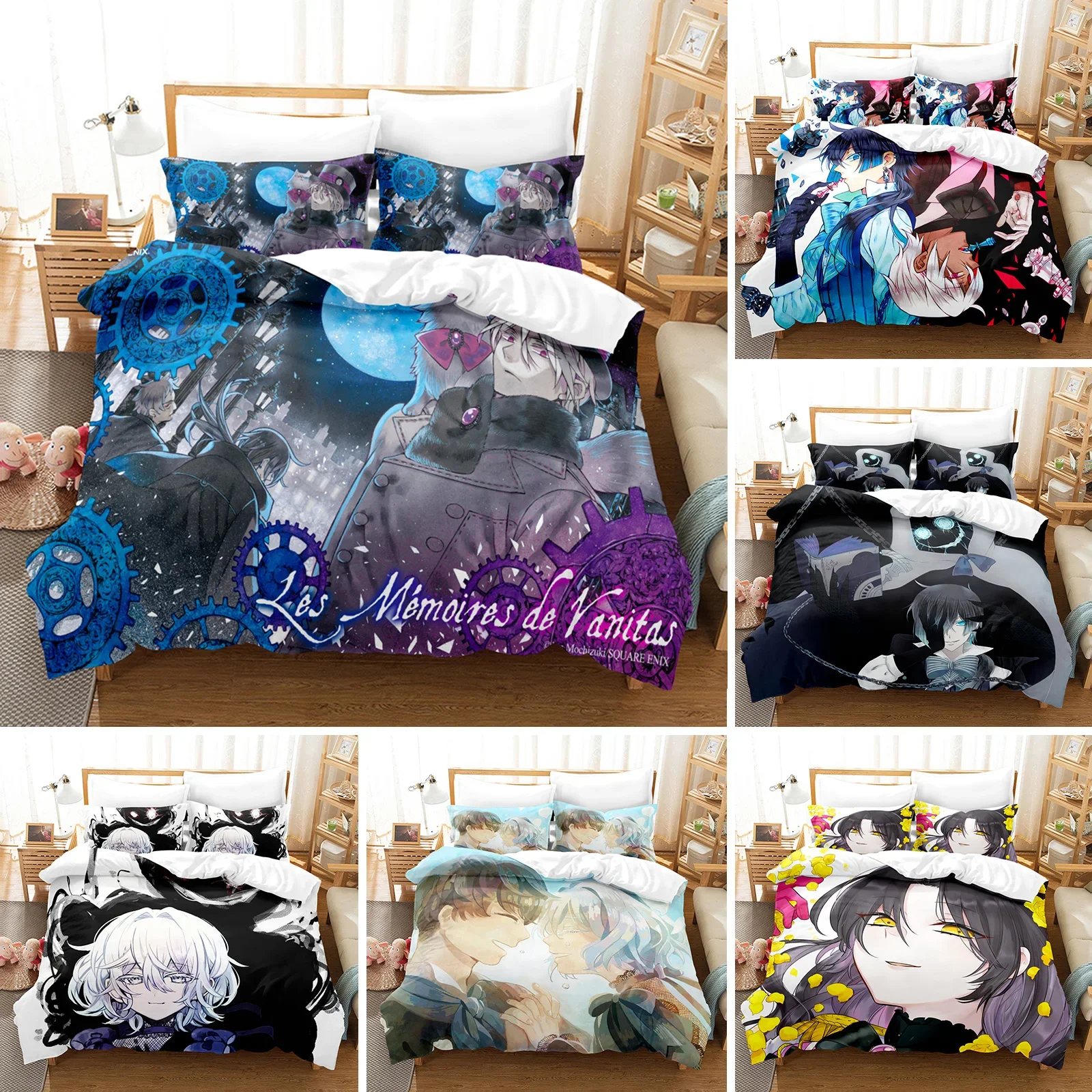 

The Case Study Of Vanitas Bedding Set Duvet Cover Bedroom Comforter Cover Single Twin King ​Size Quilt Cover Home Textile 2/3PCS