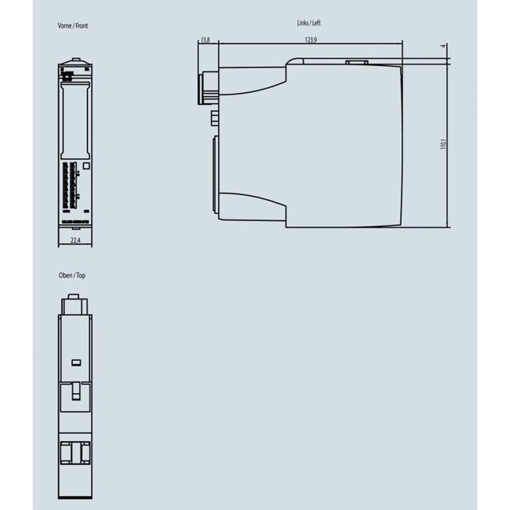وحدة Hy-Tech SIMATIC ET 200SP HA DI 16x24VDC الأصلية مع RS485، كتلة طرفية H1/M1 لـ PLC 6DL1131-6BH00-0PH1