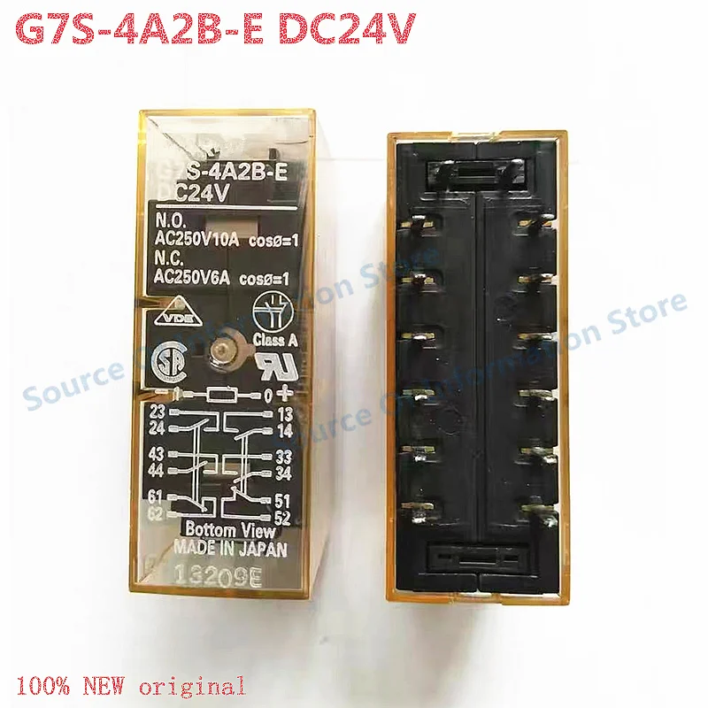 G7S-4A2B-E/DC24V Safety Relay 14Pin 24VDC 100% New