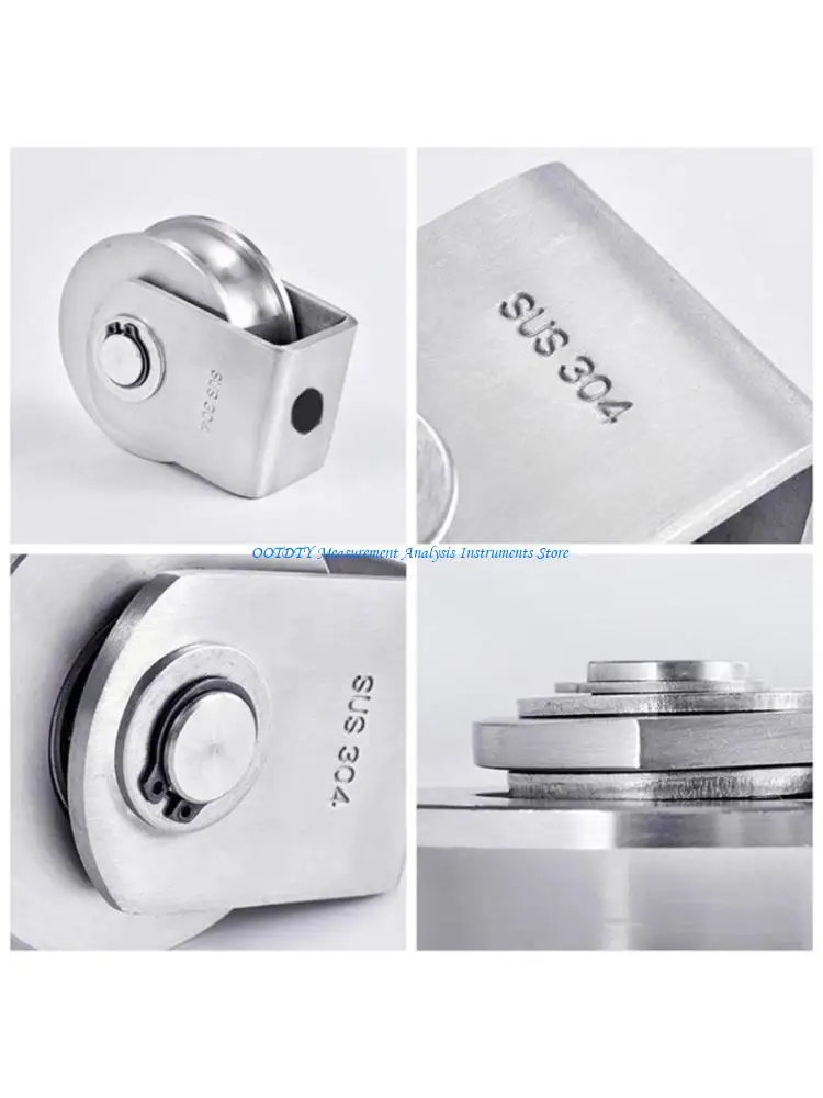 

367D Heavy Duty Track Wheel U Wheel Pulley Anti-corrosion Sliding Gate Roller Wheel 16mm Width U-Shaped Roller