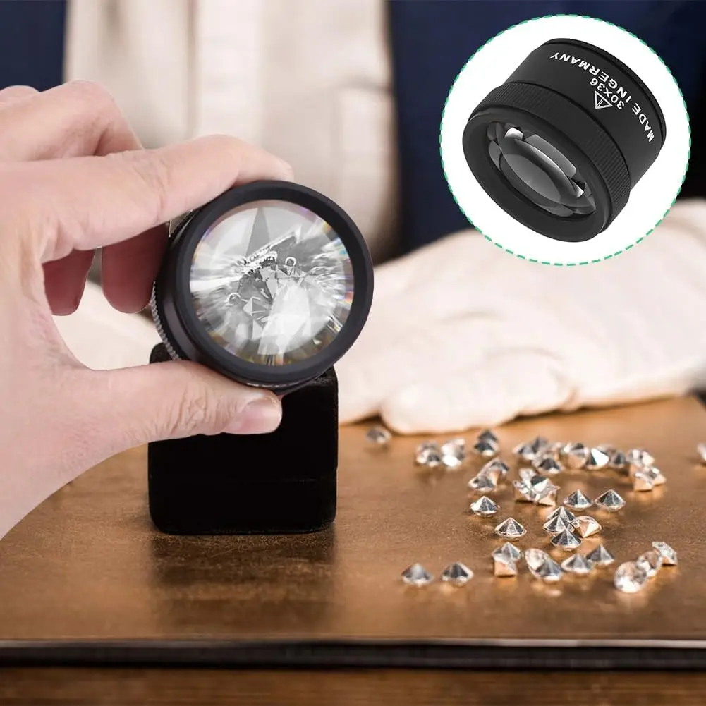 

Лупа 30x36 мм с оптической линзой K9, ручная, высокой четкости, идеальный подарок для пожилых людей, коллекционеров, часовщиков