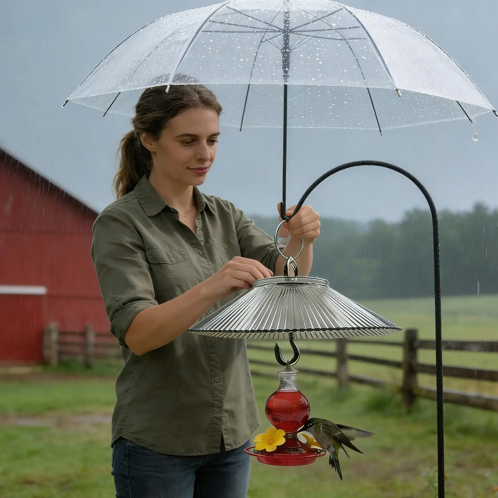 

Защитный экран для кормушки для птиц с широким охватом, декоративный, от грызунов, для сада, дома, улицы, газона, двора, малый размер