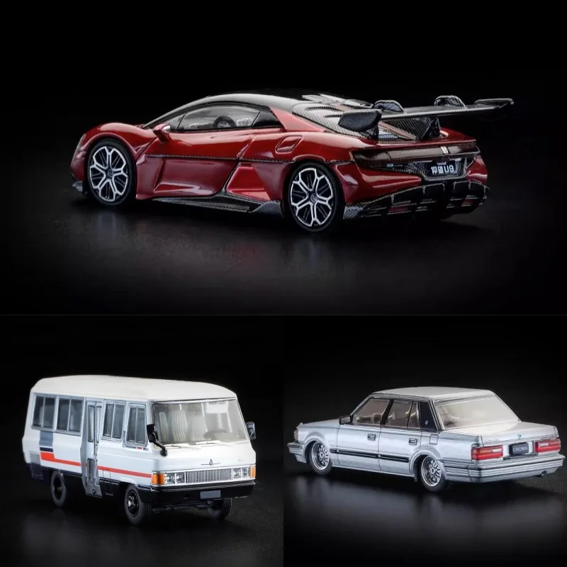 

[Предпродажа] Xcartoys 1:64 Yangwang U9 красный Hongqi CA630 Bus Crown Lowrider Silver Литая под давлением модель автомобиля