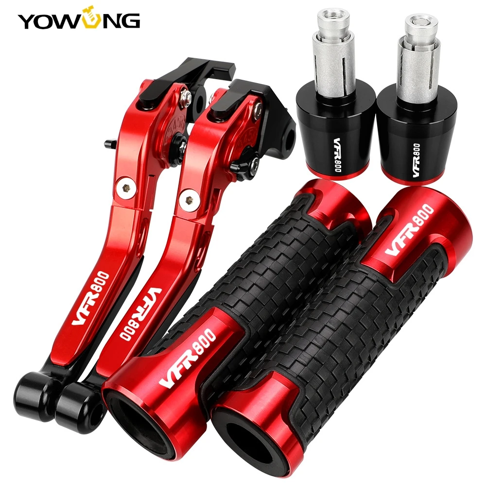 

VFR 800 Adjustable Extendable Folding Motorcycle Clutch Brake Lever For HONDA VFR800 FIWI 1998 -2000 2001 Handlebar Grips Ends