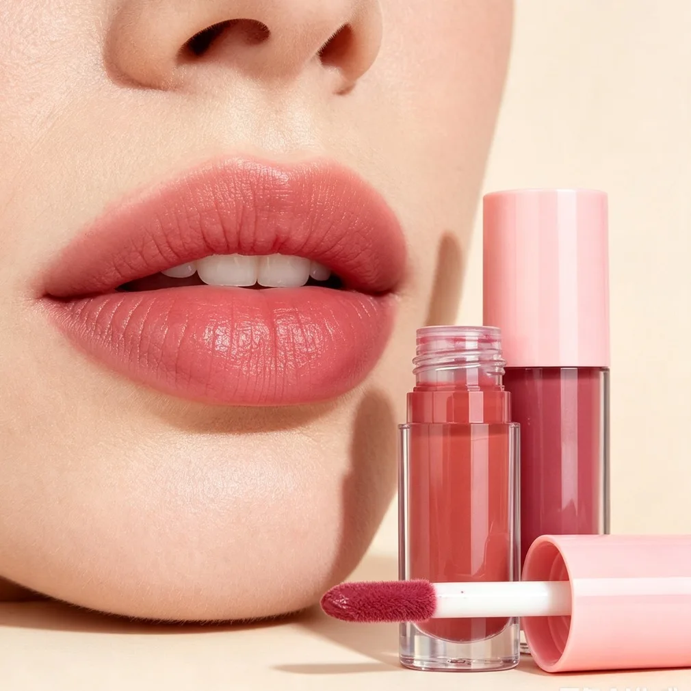 Velvet Matte Lipgloss Blush 2 In 1 Lip Cheek Tint Waterproof Liquid Lipstick Gloss Mud Set Vegan Private Label Custom Logo