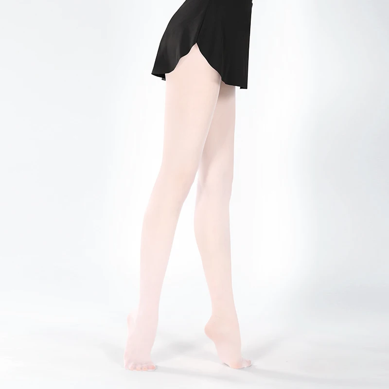 Collant da balletto Ivoogle 20D con piedi sottili per donne e ragazze, leggings da ballo, calze collant uniformi scolastiche