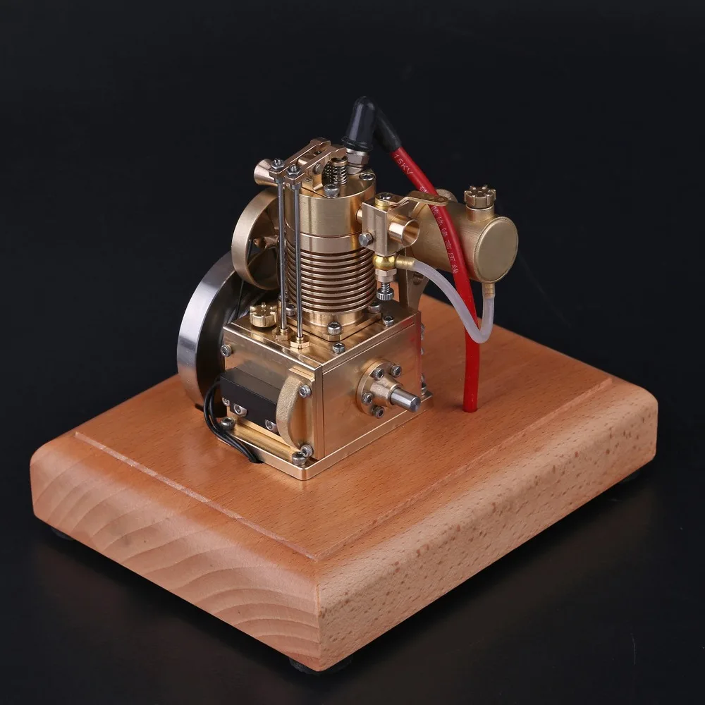 

Модель двигателя M16A 1.6cc, миниатюрный четырехтактный вертикальный одноцилиндровый двигатель с воздушным охлаждением, с деревянной подставкой.