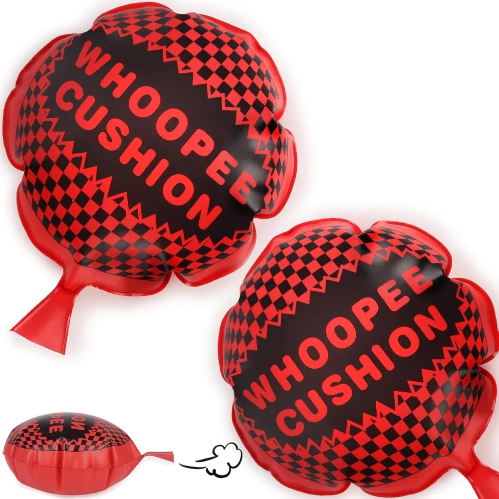 2 Pcs Whoopee Cushions, Fun Toys for Novelty Party Favors Kids and Adults Fart Pillow Prank, April Fool's Day Party Game Favours