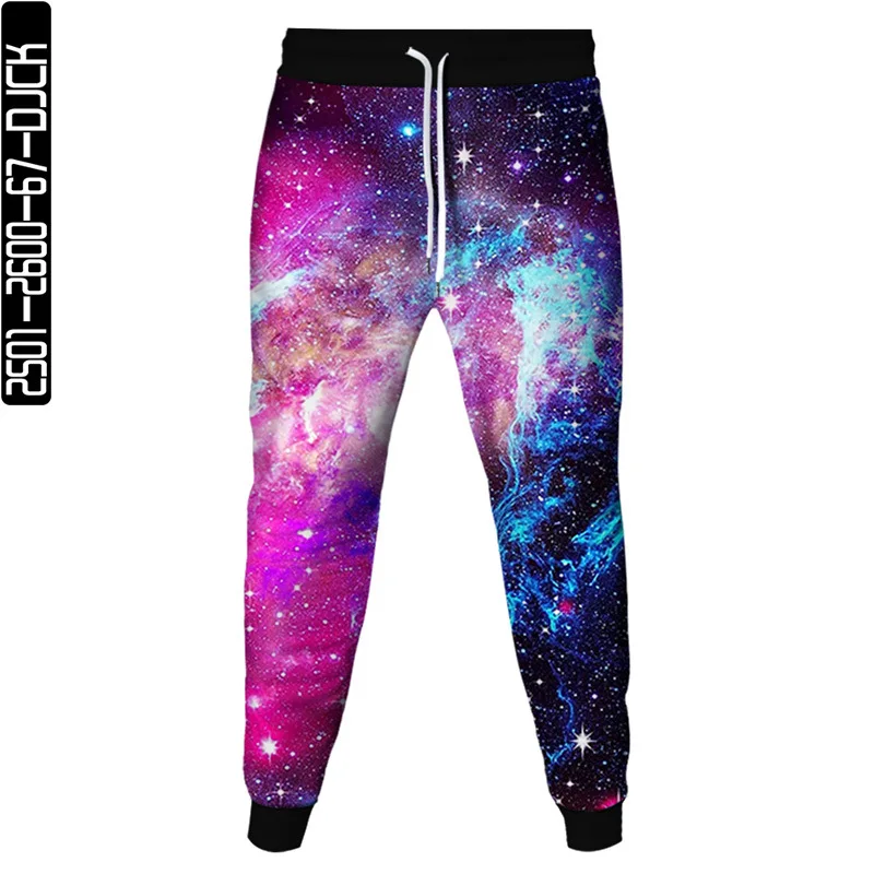 

Harajuku Galaxy Colorful Planet Hamburger Astronaut 3D Print Men Sweatpants Women Fashion Outdoor Trousers Party Csual Pants 6XL