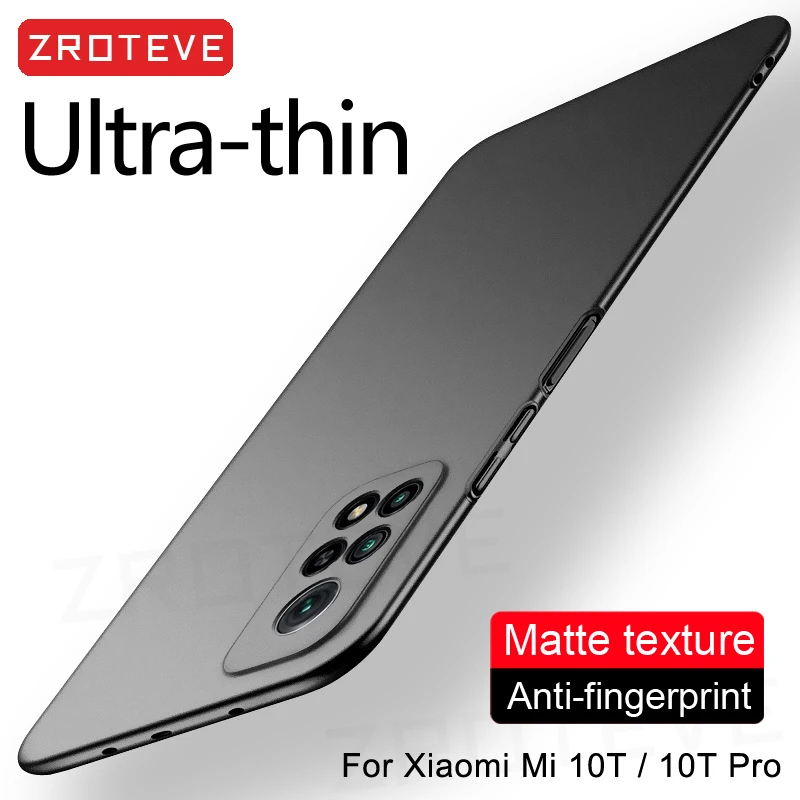 Mi10 Case Zroteve Ultra Slim Frosted Hard PC Cover For Xiaomi Mi10 Mi9 SE Mi9T Mi10T Xiomi Mi 10 9 9T 10T Pro Note 10 Lite Cases
