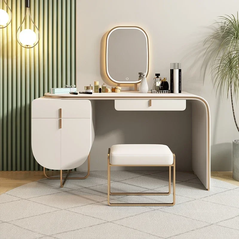 

Organizer Salon Dressing Table Mirror Makeup Luxury Bedroom Dressing Table Sets Girls European Penteadeira Para Quarto Furniture