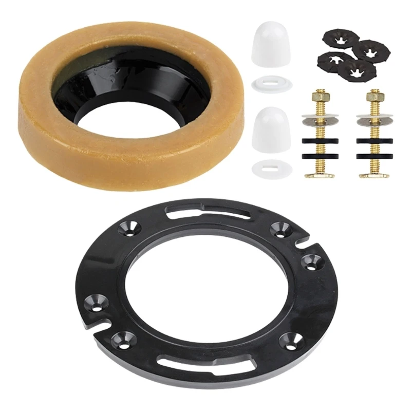 Flat Toilet Flanges Plate Accessory set Bathroom renovations Toilet Flanges set Ensures Stable & Leak Frees Toilet Mounting