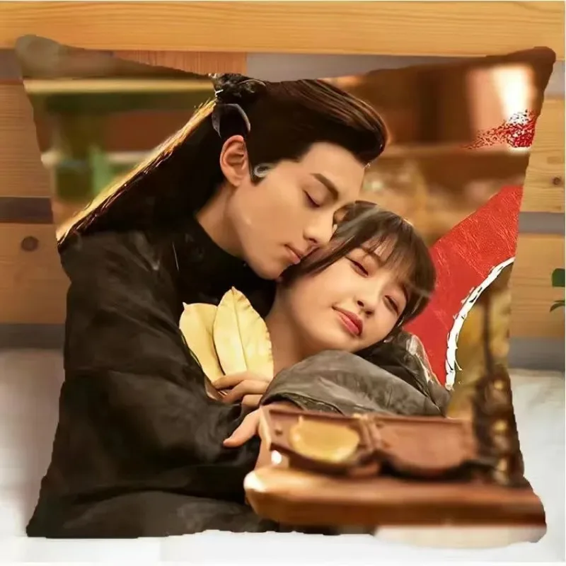 Wang Hedi Yu Shuxin Pictures Double-sided Printing Pillowcase TV Love Between Fairy and Devil Drama Stills Car Cushion Cover