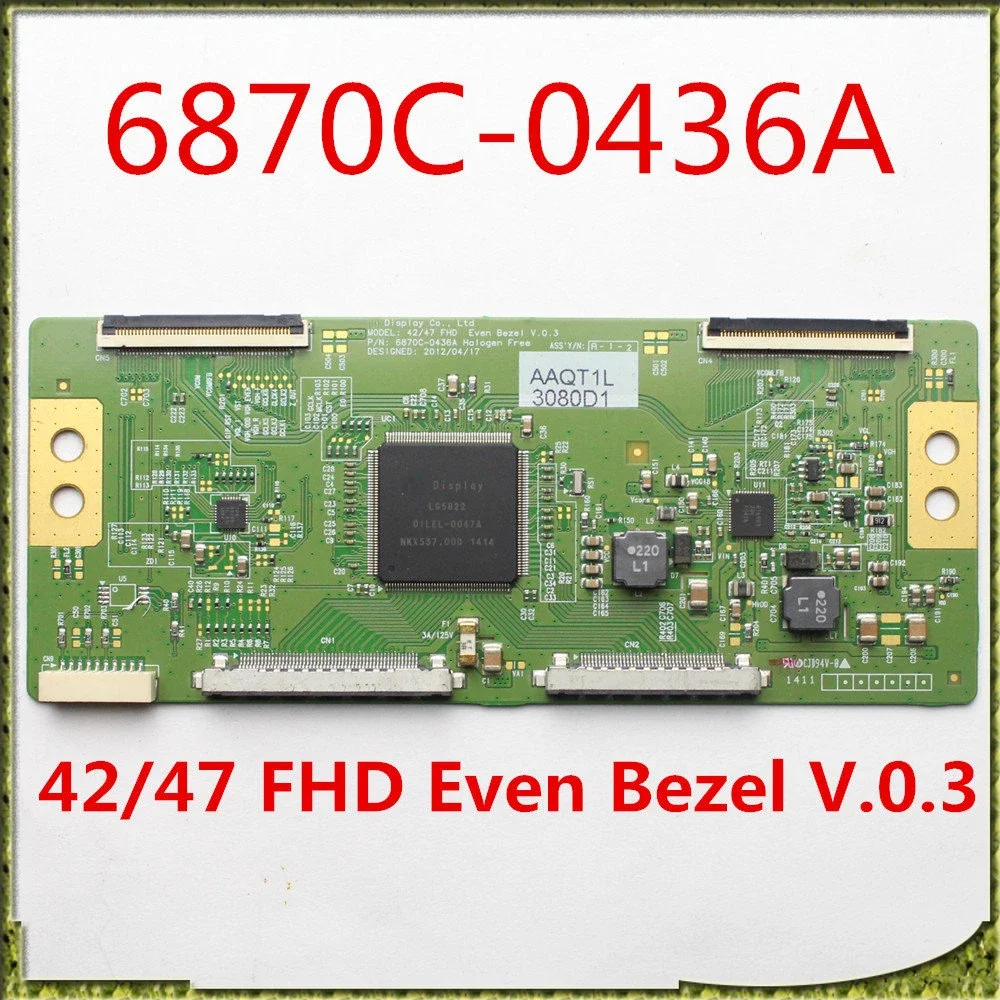 

6870C-0436A 42/47 FHD Even Bezel V.0.3 T-CON BOARD для телевизора, оригинальная сменная плата Tcon 6870C 0436A, оригинальная материнская плата