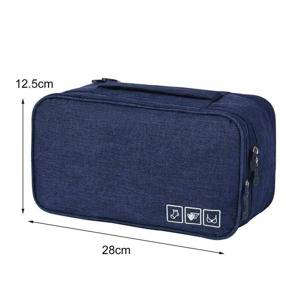 Saco de armazenamento de viagem várias grades grande capacidade portátil estilo coreano multiuso underwear armazenamento bolsa para férias