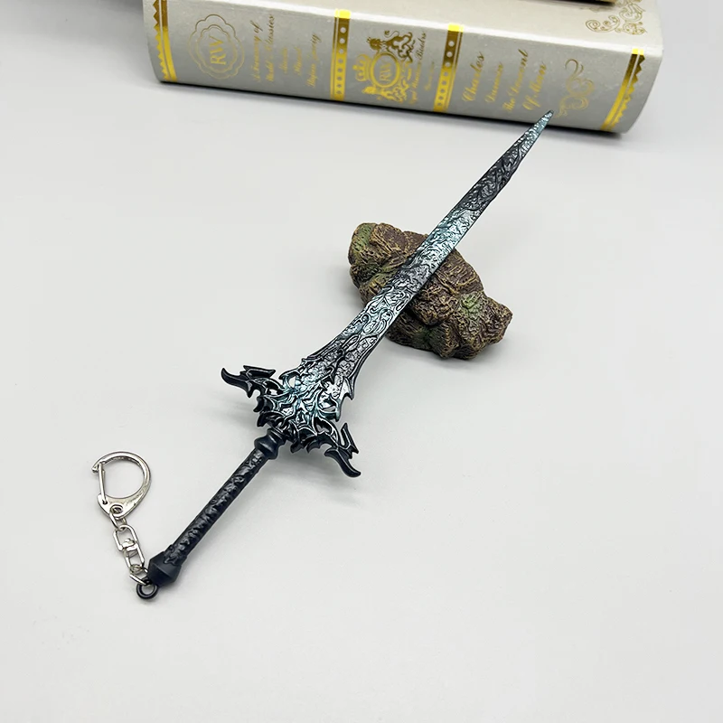 22cm Ultima Weapon Clive Rosfield Keychain Final Fantasy XVI Game Merchandise Metal Sword Weapon Models Home Decoration Ornament