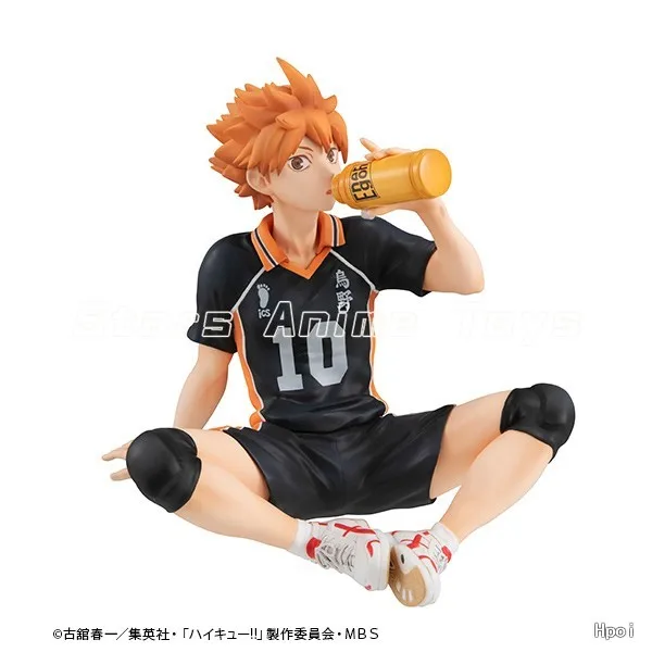 Série MegaHouse GEM original Haikyuu!! Hinata Shoyo na mão Figuras de anime coleção modelo de ornamentos