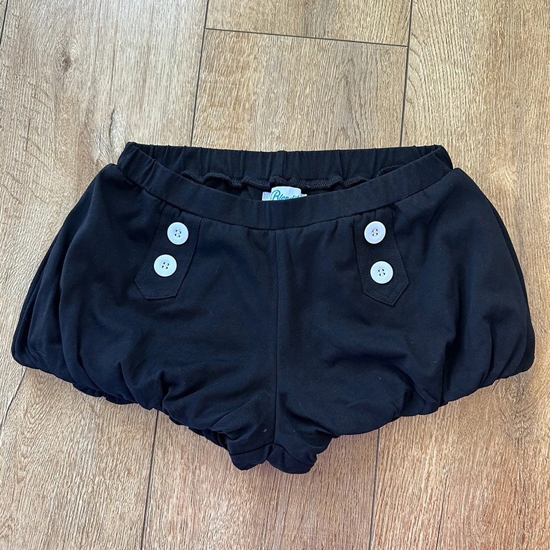 Summer Cool Commuter Home Pantskirt New Button Design Puffy Sports Casual Shorts Women's Clothing