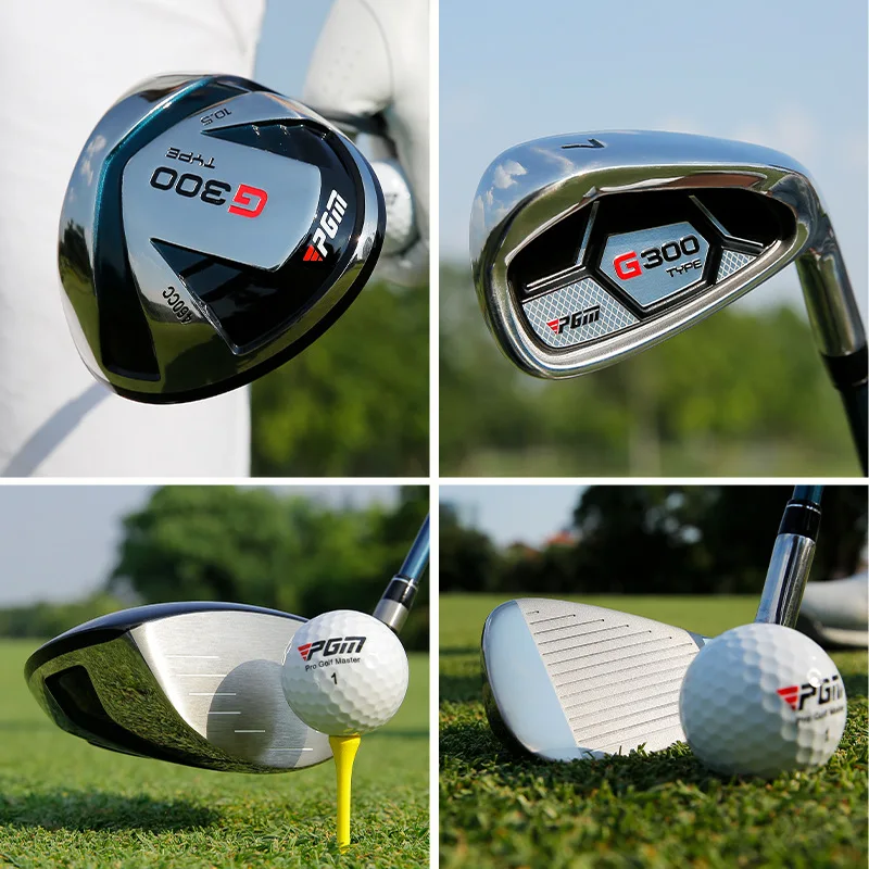 PGM Golf Men Half Golf Club Set Titanium Head Beginner Training Complete Golf Equipment