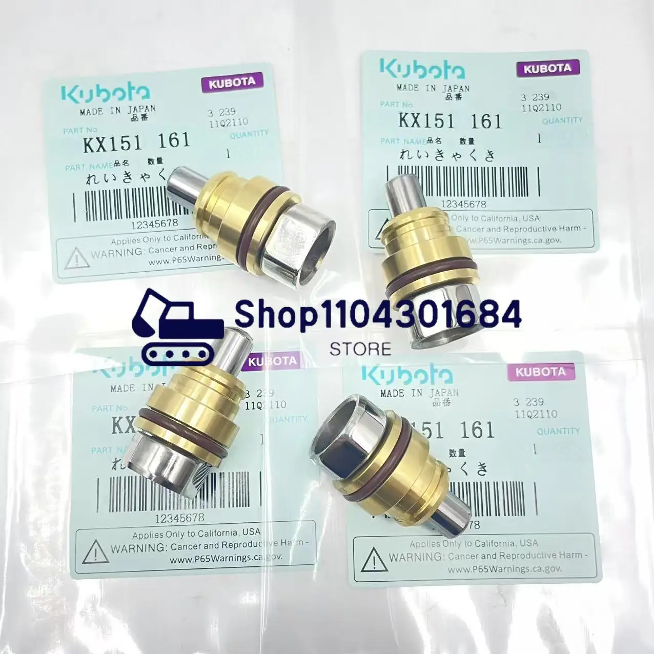 

4pcs/lot for KUBOTA KX151 161 30U 185 155 161 163 25 35U Joystick Handle Bullet Pusher Manufacturer Directly Hydraulic Walking