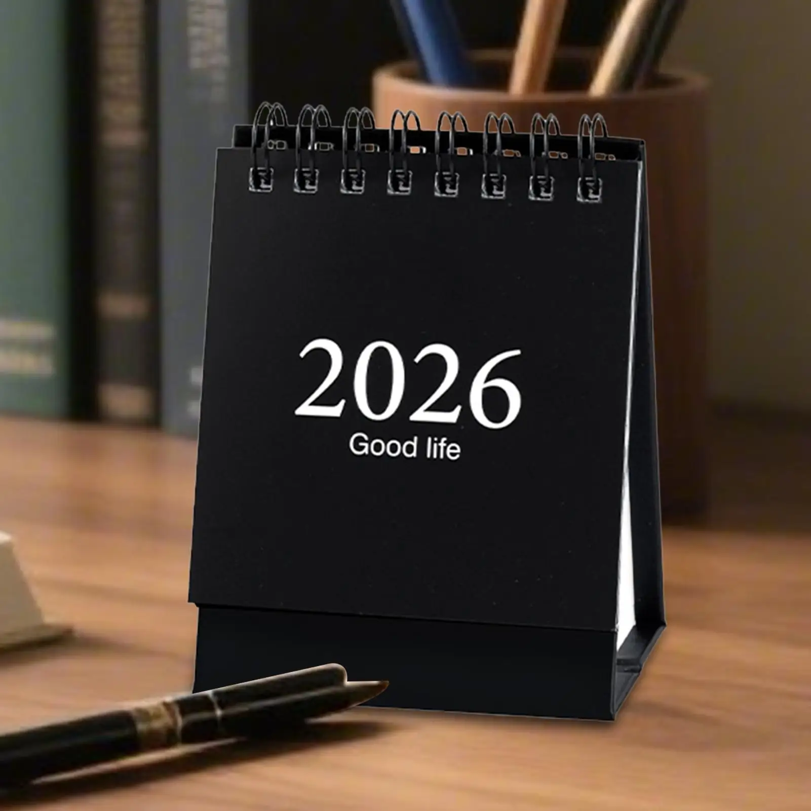 

Простой календарь на 2026 год, маленький настольный календарь, креативный календарь-планировщик, украшение для рабочего стола, офисные канцелярские принадлежности 2026