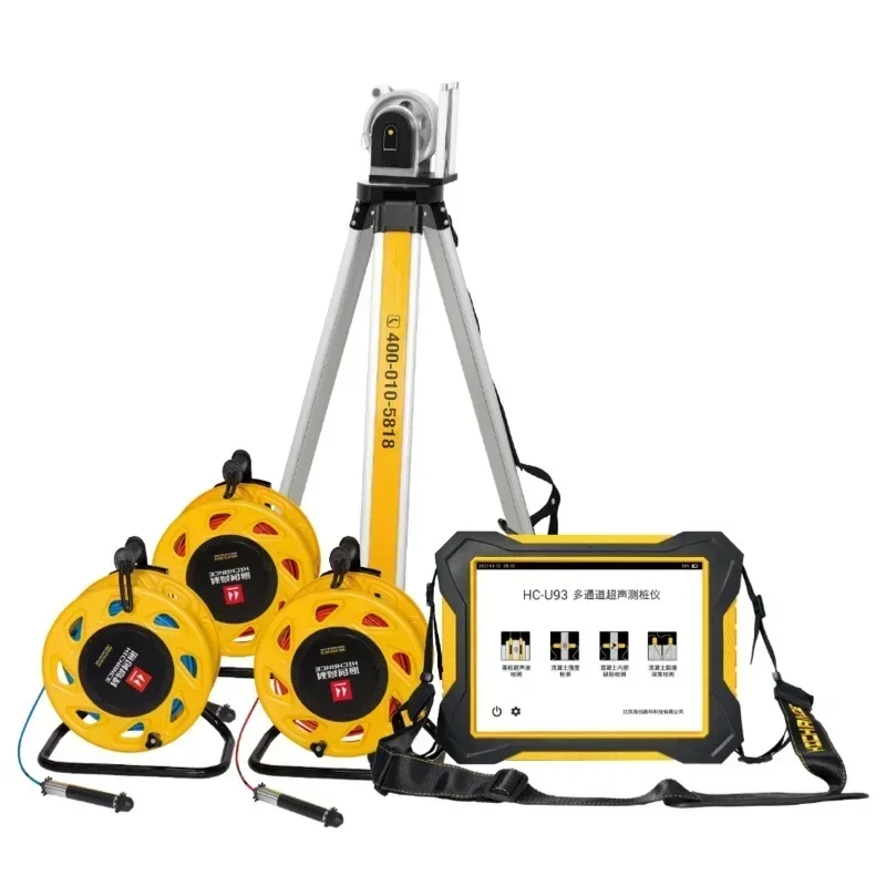 HC-U93 Ultrasonic Pile Integrity Tester Acoustic transmission to detect the integrity of foundation piles