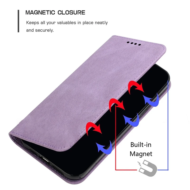 Funda con tapa magnética fuerte para iPhone 15 Pro Max, Funda de cuero PU para iPhone 14 14 Plus 15 14 13 12 11 XR XS MAX 7 8 Plus