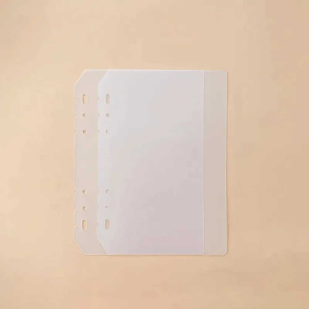 

2pcs A4 A5 A6 A7 Loose-Leaf Notebook Refill Paper PP DIY Spiral Binder Divider Page Separator Spiral Binder Folders Matte