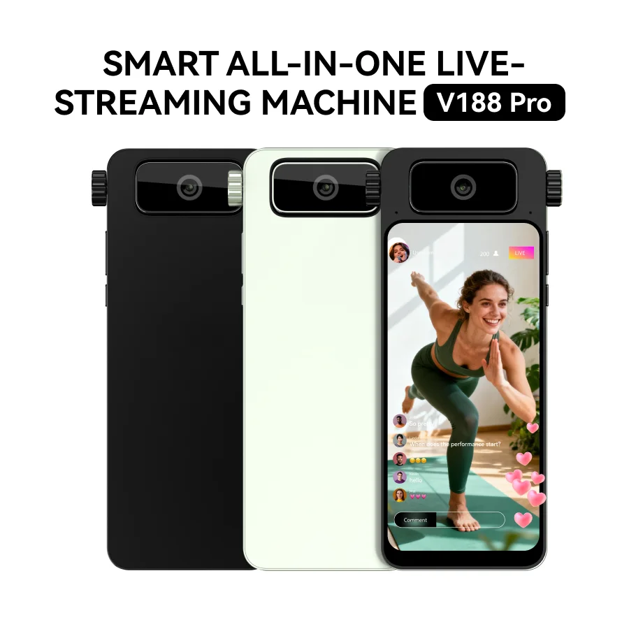 

PixSmart 6.3Inch In Hand Live Streaming Camera Equipment Built-in Teleprompter Android All In One Broadcast Device