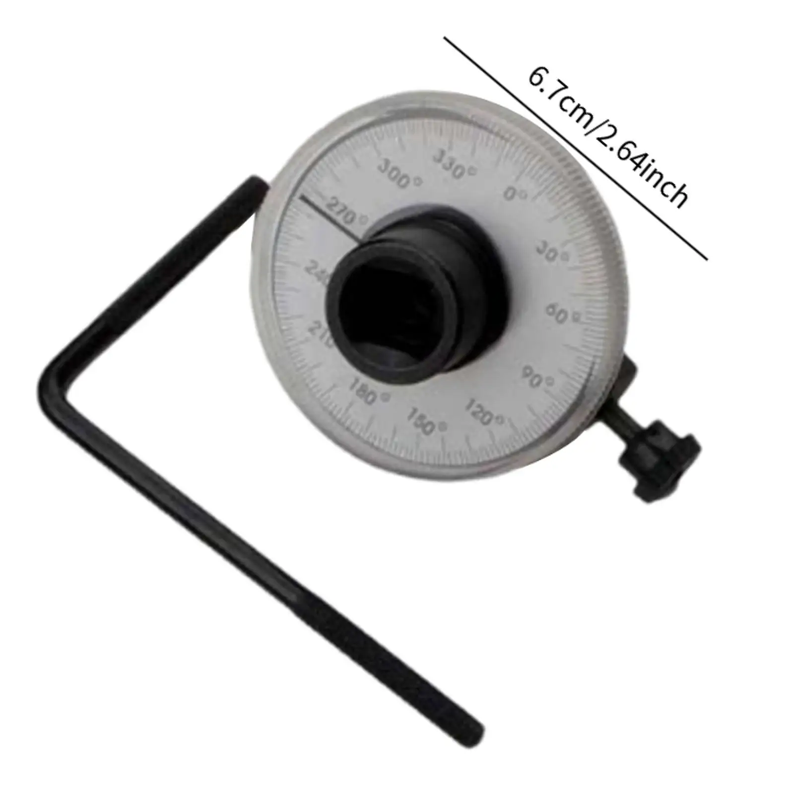 مقياس زاوية عزم الدوران، 1/2 محرك مفتاح عزم الدوران زاوية متر المهنيين 360 °   قابل للتعديل للشاحنات المرآب إصلاح السيارات الأب