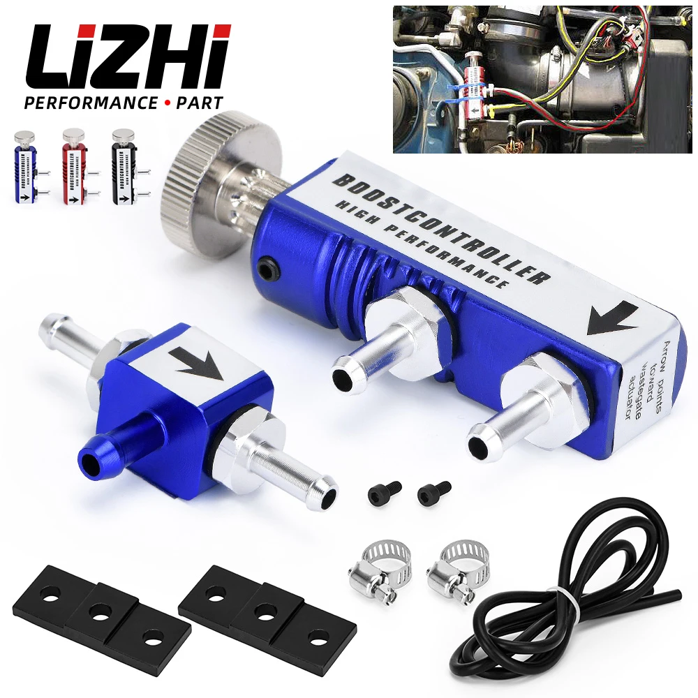 UNIWERSALNY REGULOWANY RĘCZNY ZESTAW STEROWNIKA TURBO BOOST 1-30 PSI STEROWANIE BOOST W KABINIE LZ3123
