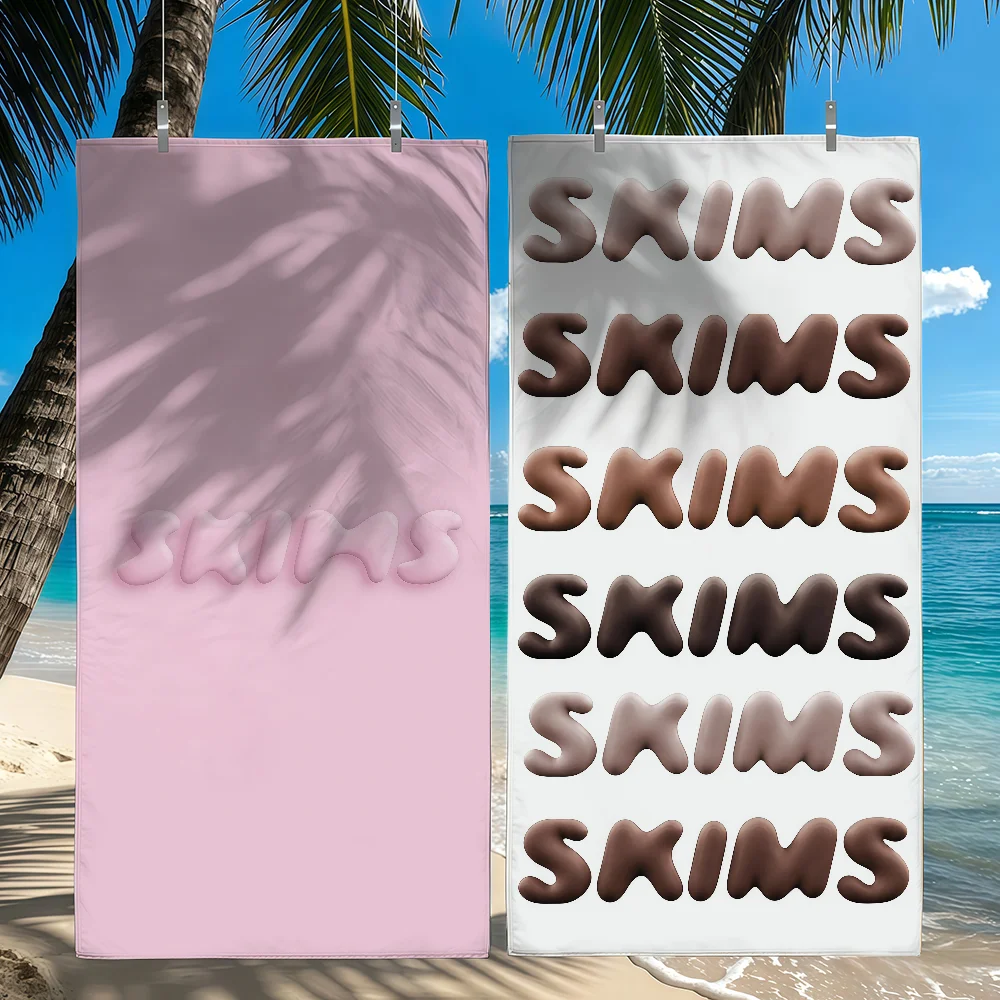 K-Kim S-Skims K-KardashianS Towel Quick Drying Beach Towels Are Suitable For Swimming Pools Camping Yoga And The Gym
