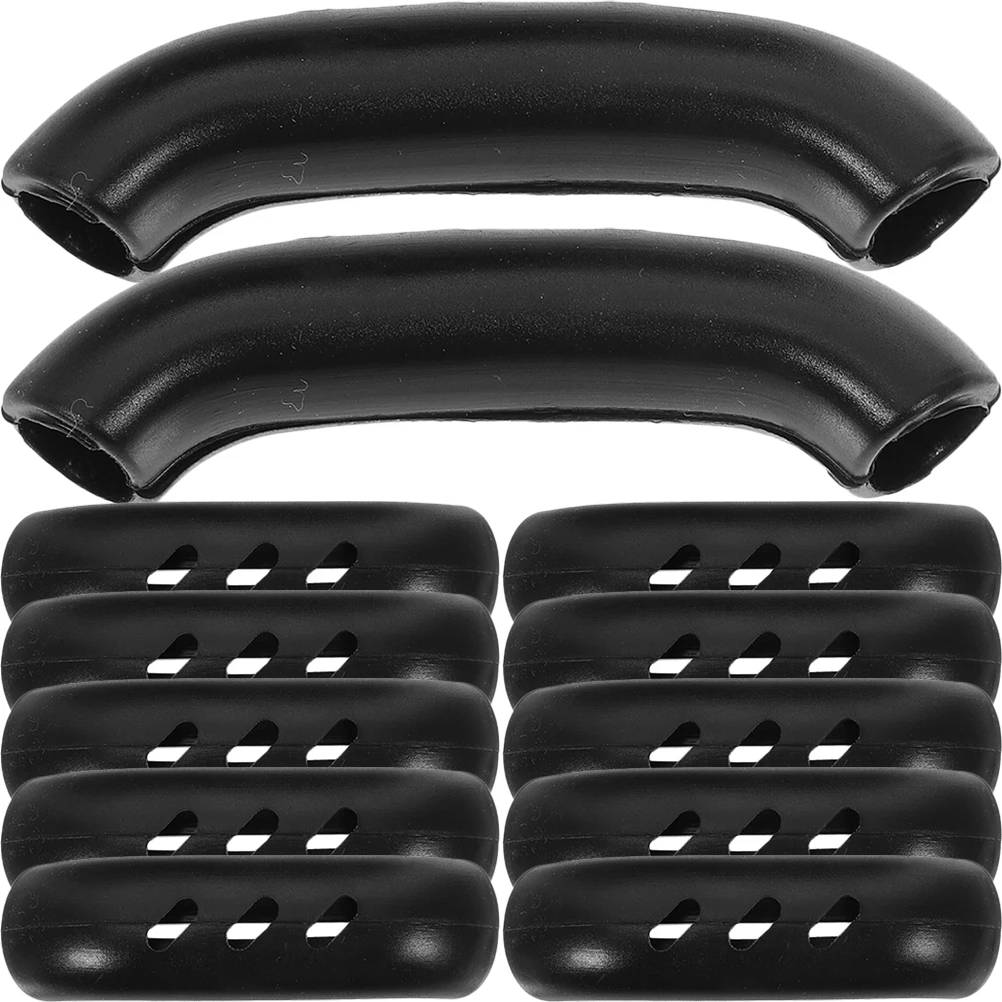 

12pcs Silicone Heat Protective Sleeve for Handle Anti Scalding Cover High Temperature Cooker Holders Non Slip Kitchen