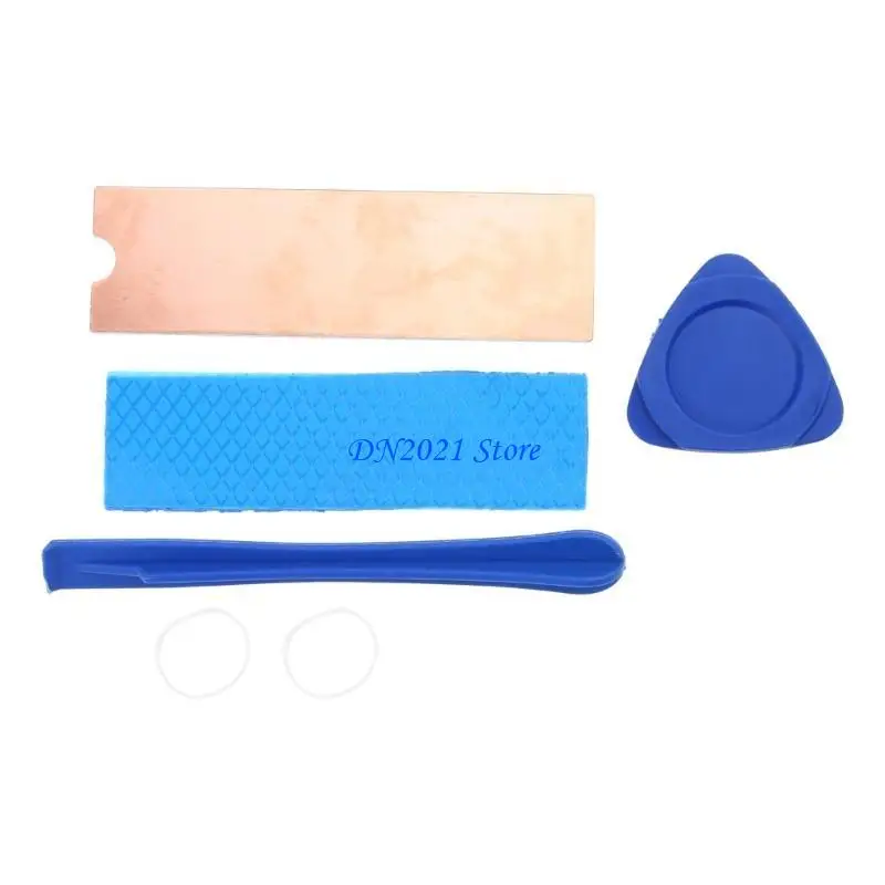 

F3KE прочный M.2 NVME Heatsink Copper 2280 SSD Heatsink с силиконовой тепловой прокладкой.