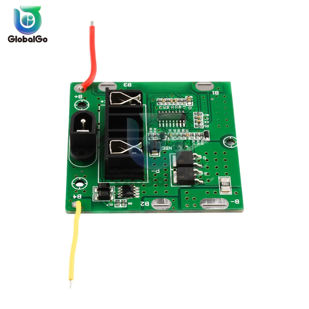 BMS 5S 12A 21V li-ion Lipo 18650 بطارية خلية شحن لوحة شحن زائد/حماية دائرة قصيرة مع موصل DC