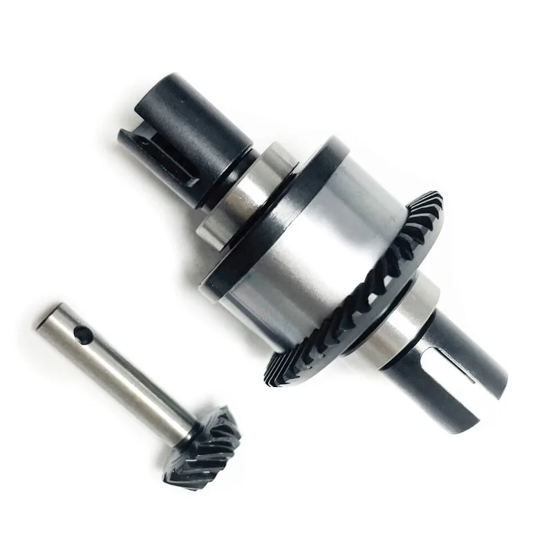 LOSI 1/10 Baja Rey Metal Center Gearbox Housing with Differential Rear Drive Shaft - Complete Aluminum Transmission Upgrade Set