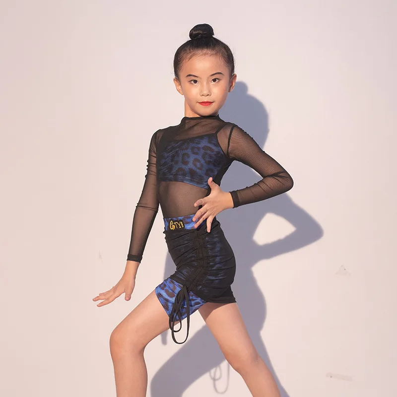 มาตรฐานแซมบ้ารุมบ้าแทงโก้ชุดเต้นรำลาตินเด็กผู้หญิงเด็กช่าช่าซัลซ่าเต้นรำเสื้อผ้าเด็กการแข่งขันชุดเต้นรำบอลรูม