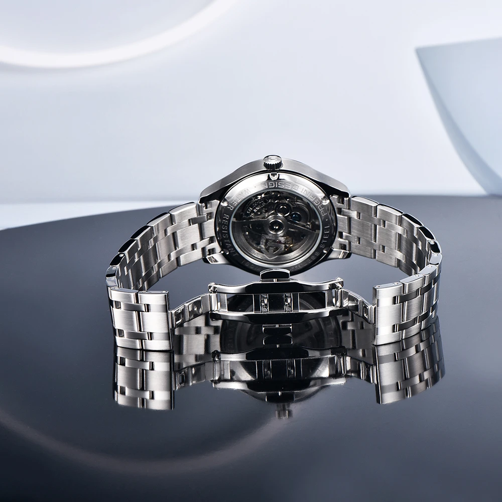 PAGANI DESIGN New Pilot Series Herren-Mechanische Uhr Luxus Saphirglas Power Storage Display Automatikuhr Herren