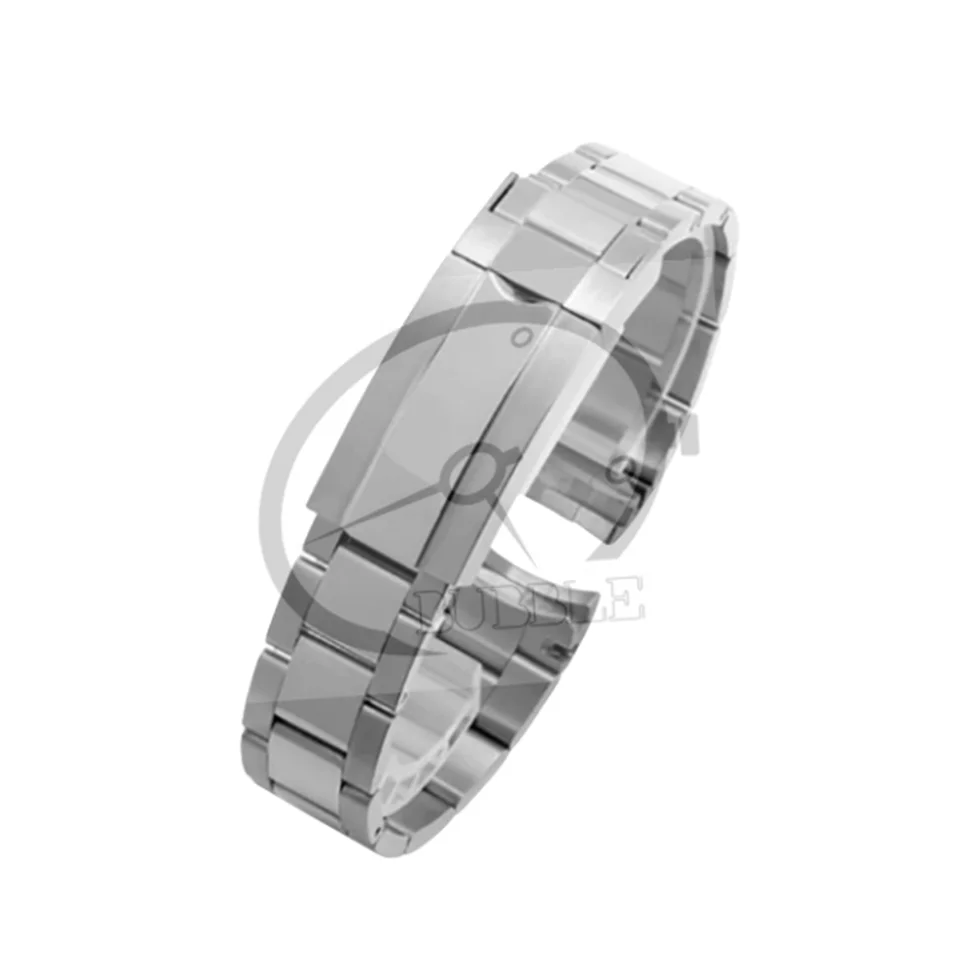 20mm 21mm Solid Curved End Stainless Steel Watch Band Fit For Rlx Submariner Wrist Bracelet Accessories