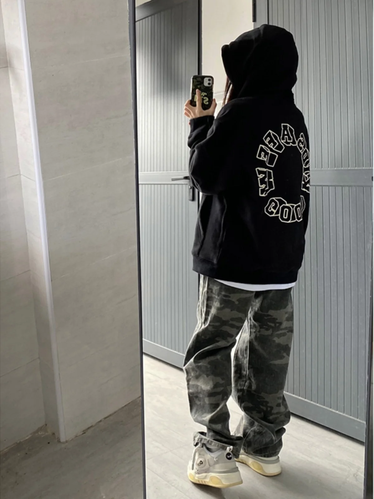 

Американские камуфляжные брюки в стиле ретро в стиле хип-хоп, мужские прямые брюки с парашютом, альпинистская спецодежда, молодежные вита...