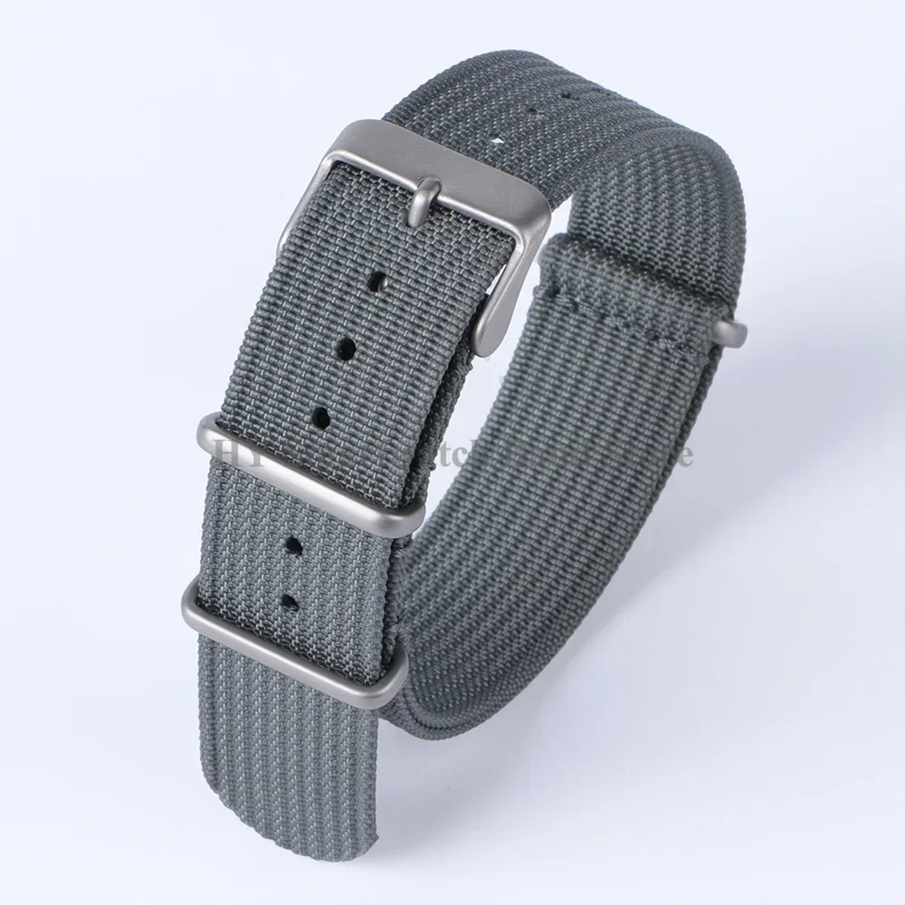 Military Strap Nylon Universal 18mm 20mm 22mm Watch Straps Striped Replacement Watch Accessories Nylon Watch Straps Braid