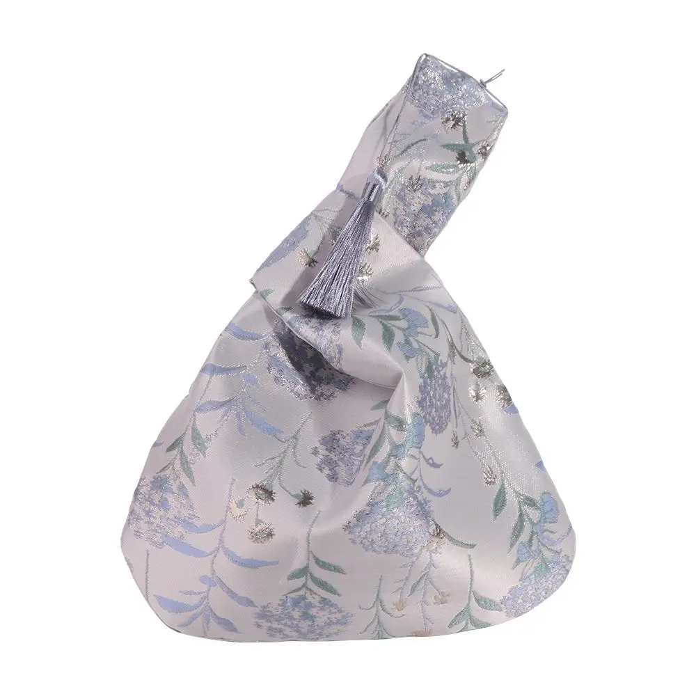 

Bag Girls Storage Bags Flower Pendant Cheongsam Accessories New Chinese Style Handbag Small Item Pouch Tassel Knot Wrist Bag