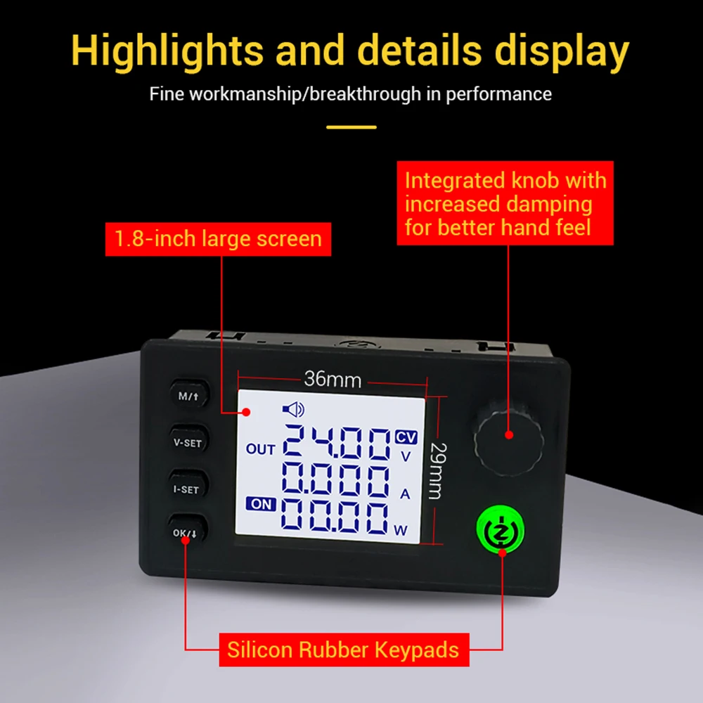 SK40 SK90 CNC DC Lift-off and Adjustable Voltage Regulator Constant Voltage and Current  Step-Down Module  DIY Charging Module