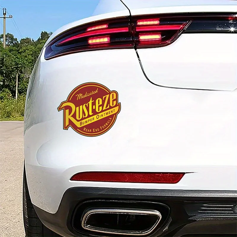 Rust-Eze Waterproof Vinyl Sticker For Car Truck SUV Van Motorcycle Laptop Water Bottle Cup Guitar Toolbox Wall Window Decor